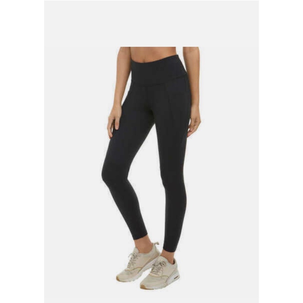 Danskin Women‎ Black High Rise Leggings Side Pockets Activewear Size M